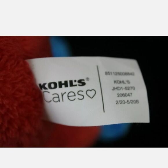 Dr. Seuss FOX IN SOCKS 18" Red Plush Soft Stuffed Animal by Kohls Cares For Kids - Picture 5 of 6